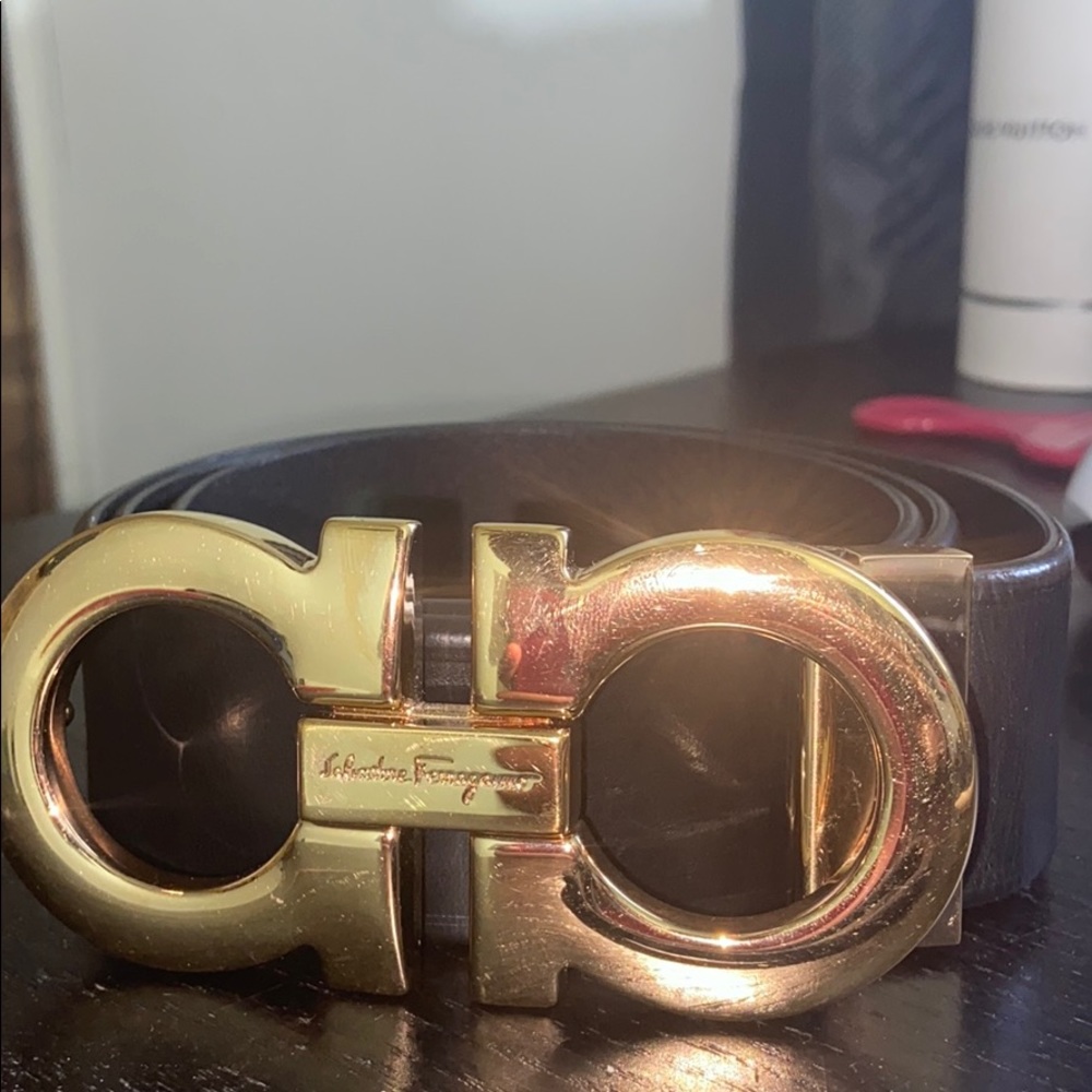 Salvatore Ferragamo Adjustable Gancini Belt